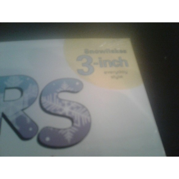 Snowflakes EZ Letters Number Combo Pack by Carson-Dellosa Publishing 3 In 148 pc - Picture 8 of 11